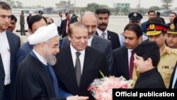 Le président Hassan Rohani à Islamabad, Pakistaqn, le 25 mars 2016