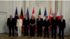 미국과 캐나다, 프랑스, 독일, 일본, 영국 등 G7 외교장관과 유럽연합(EU) 외교안보정책 고위대표가 2024년 2월 17일 독일 뮌헨안보회의 후 자리를 함께했다. (자료사진)