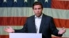 FILE - Florida Governor Ron DeSantis speaks in Davenport, Iowa, March 10, 2023. After being criticized for remarks that seemed to advocate reducing U.S. support for Ukrainian forces, DeSantis called Russian President Vladimir Putin a “war criminal” this week.