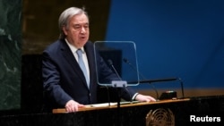 Katibu mkuu wa Umoja wa Mataifa, Antonio Guterres.