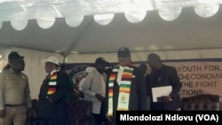 Vice President Chiwenga at the Anti-Sanctions March