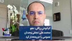 کیانوش رزاقی: عفو محمدعلی نجفی وجدان عمومی را جریحه‌دار کرد