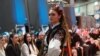 Ukrainian traditional costume at the Metropolitan Fashion Week Seattle, May 6, 2023