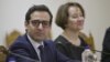 France's Minister for Europe and Foreign Affairs Stephane Sejourne meets his Egyptian counterpart (not pictured) in Egypt's New Administrative Capital on May 1, 2024.