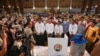 အနာဂတ်မှာအသုံးမယ့် ရွေးကောက်ပွဲ အီလက်ထရောနစ် မဲပေးစက်တွေအကြောင်း ပြည်ထောင်စုရွေးကောက်ပွဲကော်မရှင် (UEC) တာဝန်ရှိသူတဦးက ရှင်းလင်းပြောပြနေစဉ် (စက်တင်ဘာ ၅၊ ၂၀၂၃)