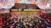 Shiite Muslims participate in the Arbaeen pilgrimage in Karbala, Iraq, Aug. 25, 2024. 