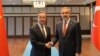 FILE - Turkish Foreign Minister Hakan Fidan meets with Chinese Foreign Minister Wang Yi in Ankara, Turkey, July 26, 2023. Fidan wrapped up a three-day visit to China on June 5, 2024. (Pool via Reuters)