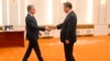 U.S. Secretary of State Antony Blinken meets with Chinese President Xi Jinping at the Great Hall of the People, April 26, 2024, in Beijing.