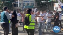 Tensions High as Israeli and Palestinian Expats Clash at Rivaling Rallies 