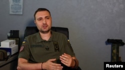 Major General Kyrylo Budanov, chief of the Military Intelligence of Ukraine, speaks during an interview with Reuters in Kyiv, June 25, 2022. (Valentyn Ogirenko/REUTERS)