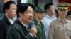 Presiden Taiwan Lai Ching-te berbicara dalam kunjungannya ke kamp militer Taoyuan, Taiwan, pada 23 Mei 2024. (Foto: Reuters/Ann Wang)