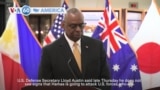 VOA60 America - Austin: US sees no indications of intent to hurt US troops building Gaza pier