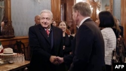Մեքսիկայի նախագահ Անդրես Մանուել Լոպես Օբրադորի հանդիպումը ԱՄՆ պատվիրակության հետ Մեխիկոյում, 2023 թվականի դեկտեմբերի 27-ին