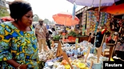 Kasuwa a birnin Yaounde na kasar Kamaru