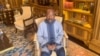 FILE - This video grab made from an unconfirmed video at an undisclosed location obtained by AFPTV, Aug. 30, 2023 shows Ali Bongo Ondimba calling on 'his friends around the world to make some noise' while under house arrest. 