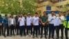 İran Azərbaycanında təcili tibbi yardım işçiləri piket keçirib