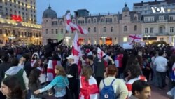 Batumidə tələbələr "xarici agent" qanununa etiraz edib

