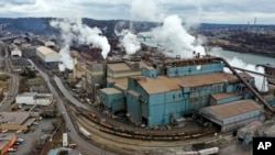 FILE - A portion of U.S. Steel's Edgar Thomson Works in Braddock, Pa., is shown on Dec. 18, 2023. An arbitration board ruled Sept. 25, 2024, that U.S. Steel may proceed with its proposed acquisition by Nippon Steel.