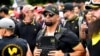 FILE - Then-Proud Boys chairman Enrique Tarrio rallies in Portland, Ore. On Sept. 5, 2023, Tarrio was sentenced to 22 years for his role in the Jan. 6 attack on the U.S. Capitol. 