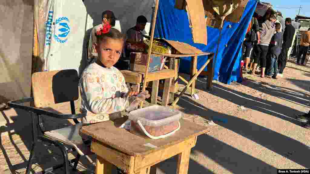 In the markets, many children can be found selling homemade goods in Rafah, Gaza, March 2, 2024.