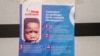 A poster bringing attention to the mpox outbreak hangs at the Goma General Hospital, Democratic Republic of the Congo, July 16, 2024. 