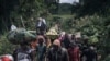 Bavandi baike ya Bambo na territoire ya Rutshuru, na 60 kms na Goma, bazali kokima bitumba ya batomboki ba M23 kati na nzamba, Nord-Kivu, 26 sanza ya zomi 2023.