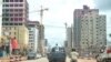 In the last few years, Downtown Sihanoukville has seen increasing construction of skyscrapers, casinos, and Chinese-own businesses, Preah Sihanouk province, Cambodia, May 17, 2020. (Khan Sokummono/VOA Khmer) 