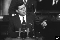 FILE - Rais John F. Kennedy (AP Photo)