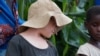 FILE - This girl survived an abduction in April 2019 the night when her albino brother was abducted in Dedza district in central Malawi. 