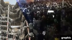 اعتراض و تظاهرات در آبادان پس از ریزش متروپل 