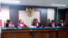 Suasana persidangan dalam kasus pelanggaran HAM berat Paniai di PN Makassar, Senin (28_11).foto screenshott