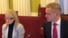 Zamenica predsednika Odbora za spoljne poslove Marina Raguš (SNS) i predsednik odbora Borko Stefanović (SSP) na sednici 28. decembra