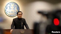 Perdana Menteri Thailand Prayuth Chan-ocha di Bangkok, Thailand, 23 Mei 2017. (Foto: dok).