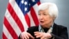 Menteri Keuangan AS Janet Yellen di Atlantic Council, Washington, 13 April 2022. 