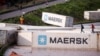 FILE: A view of shipping containers, which were washed away after heavy rains caused flooding, in Durban, South Africa, Apr. 12, 2022.