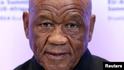 Le Premier ministre Thomas Thabane participe au sommet européen-africain à Bruxelles, le 2 avril 2014. 