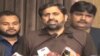 پنجاب کے وزیر اطلاعات فیاض الحسن چوہان میڈیا سے بات کر رہے ہیں۔ 4 مارچ 2019
