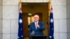 Perdana Menteri Australia Scott Morrison saat konferensi pers di Gedung Parlemen di Canberra, Australia, Minggu, 10 April 2022. (Foto: via AP)