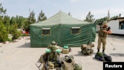 عکس: ساحه مرزی تاجیکستان و قرغیزستان
