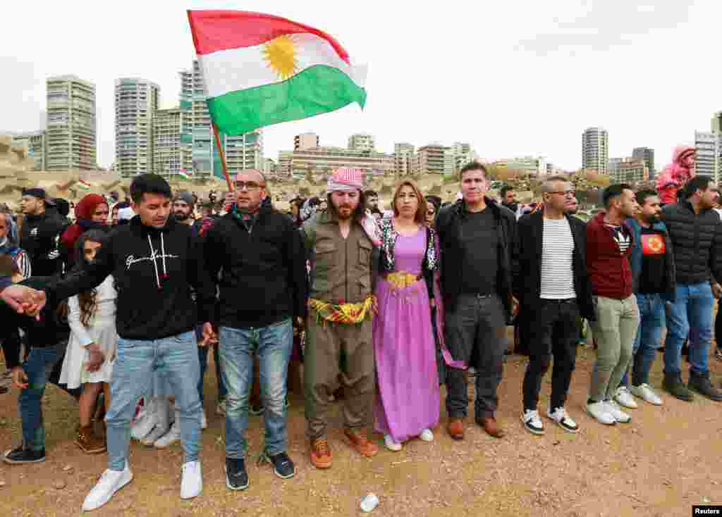 لبنان کے دارالحکومت بیروت میں نوروز کا جشن منایا جا رہا ہے۔ 