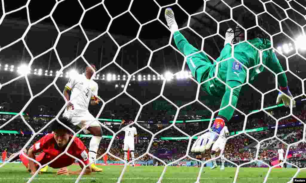 Match Gwoup H Ghana kont Kore di Sid nan Mondyal Foutbol Qatar la, 28 Nov. 2022.