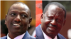 VaWillian Ruto naVaRaila Odinga