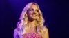 Spears smiles on stage at the 2011 Wango Tango concert in Los Angeles, May 14, 2011