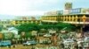 Babbar kasuwar Jos, (Terminus Market) kafin ta kone (Facebook/Gwamnatim Filato)