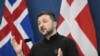 Presiden Ukraina Volodymyr Zelenskyy memberi keterangan pers usai KTT Nordik di Stockholm, Swedia, Jumat, 31 Mei 2024. (Foto: TT News Agency/Frederik Sandberg via Reuters)