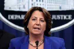 Deputy Attorney General Lisa Monaco speaks during a news conference at the Justice Department in Washington, June 7, 2021.