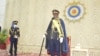 Le président tchadien Idriss Déby a reçu officiellement le titre de maréchal du Tchad lors d'une cérémonie à l'Assemblée nationale le 11 août 2020 à N'Djaména, à l'occasion du 60e anniversaire de l'indépendance du Tchad. (Photo par Renaud MASBEYE BOYBEYE 