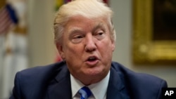 Presiden AS Donald Trump terdongkrak popularitasnya pasca serangan di Suriah (foto: dok). 