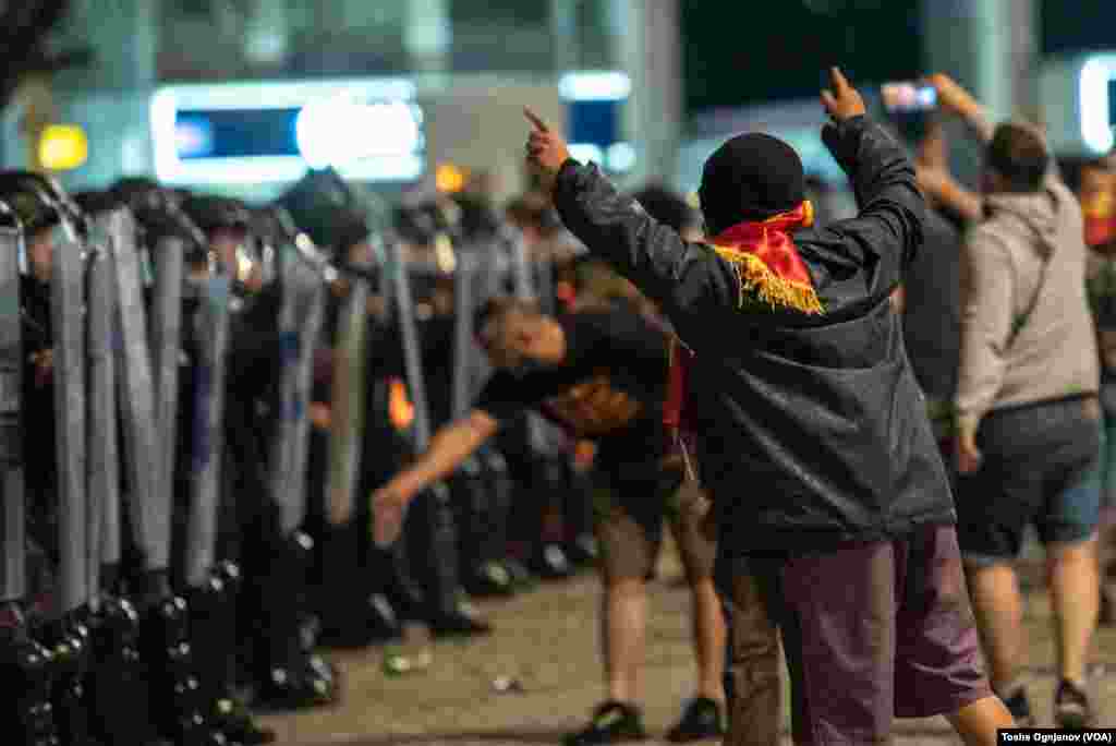 Rally in Skopje against the French proposal for EU negotiation