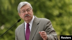 L'ancien ambassadeur des États-Unis en Chine, Terry Branstad, à Pékin, Chine, le 28 juin 2017. REUTERS/Thomas Peter 